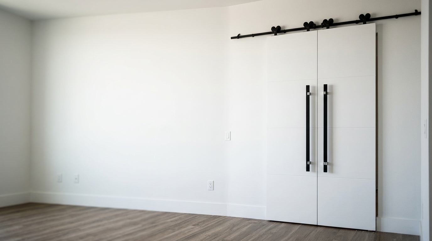Barn interior door