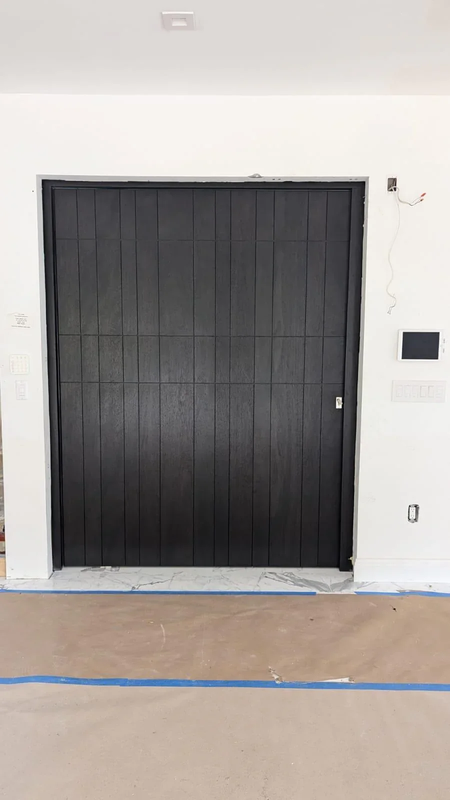 Custom door, completed