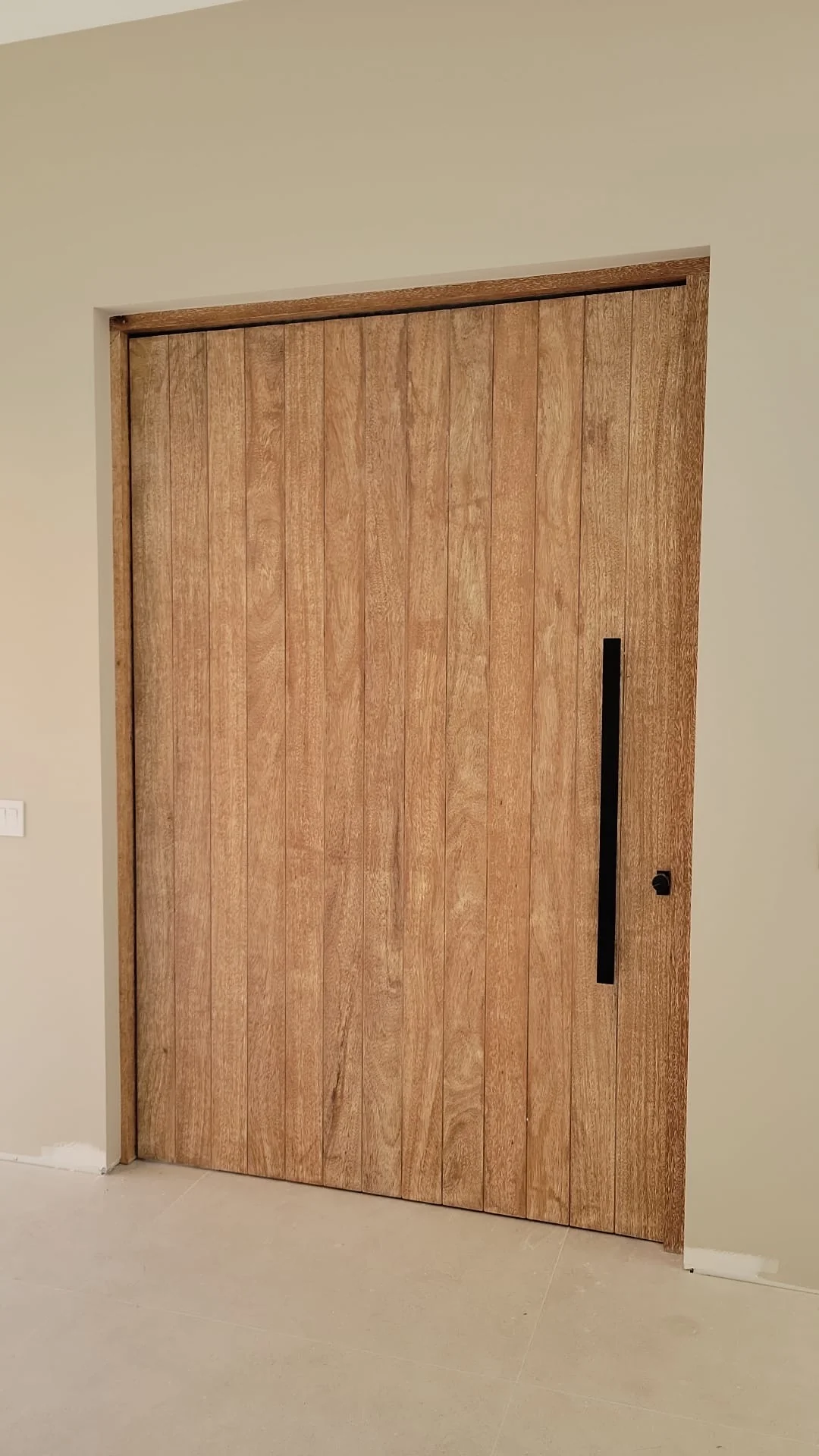 Custom impact entry door