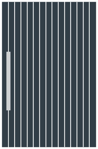 Impact door face design MA-95