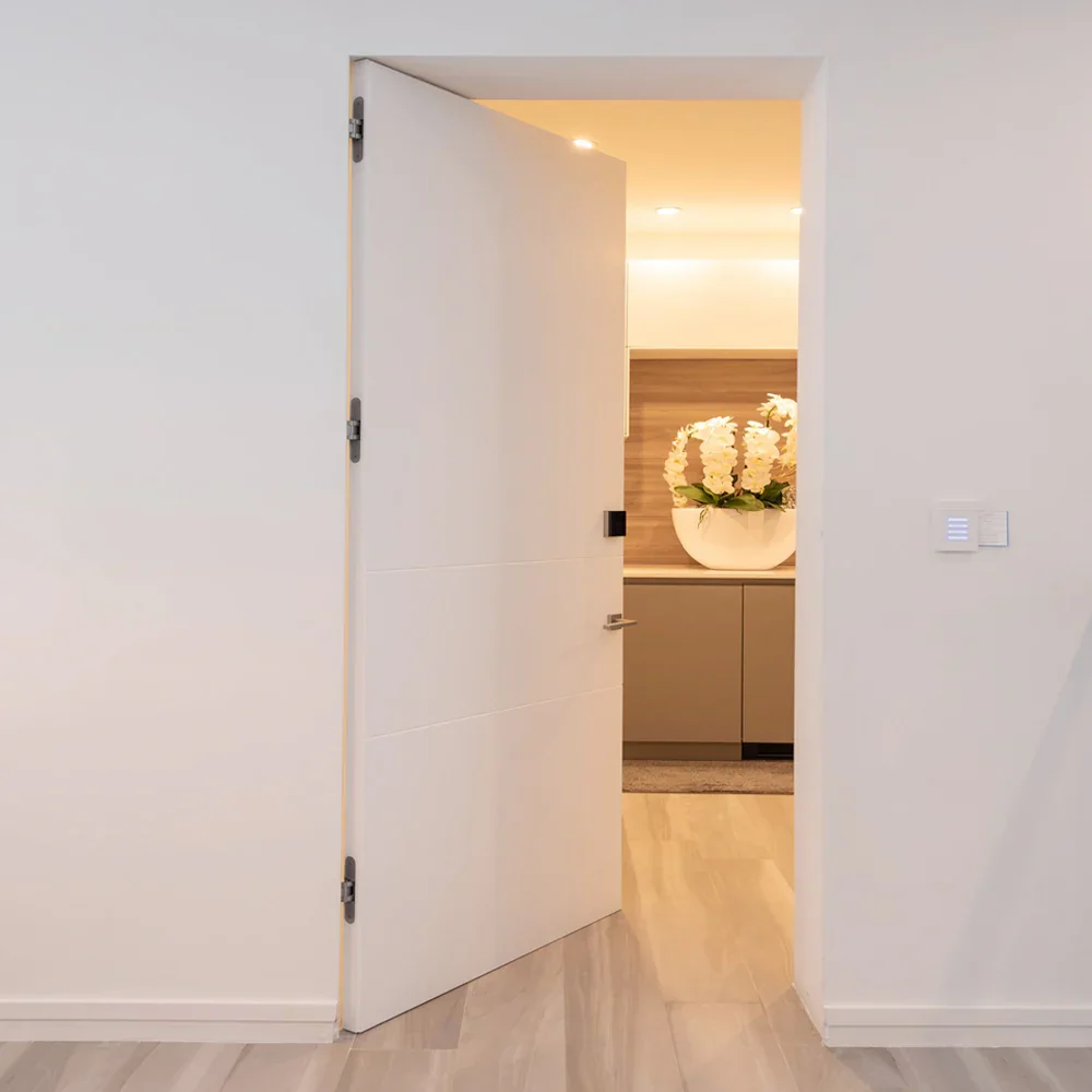 Frameless door