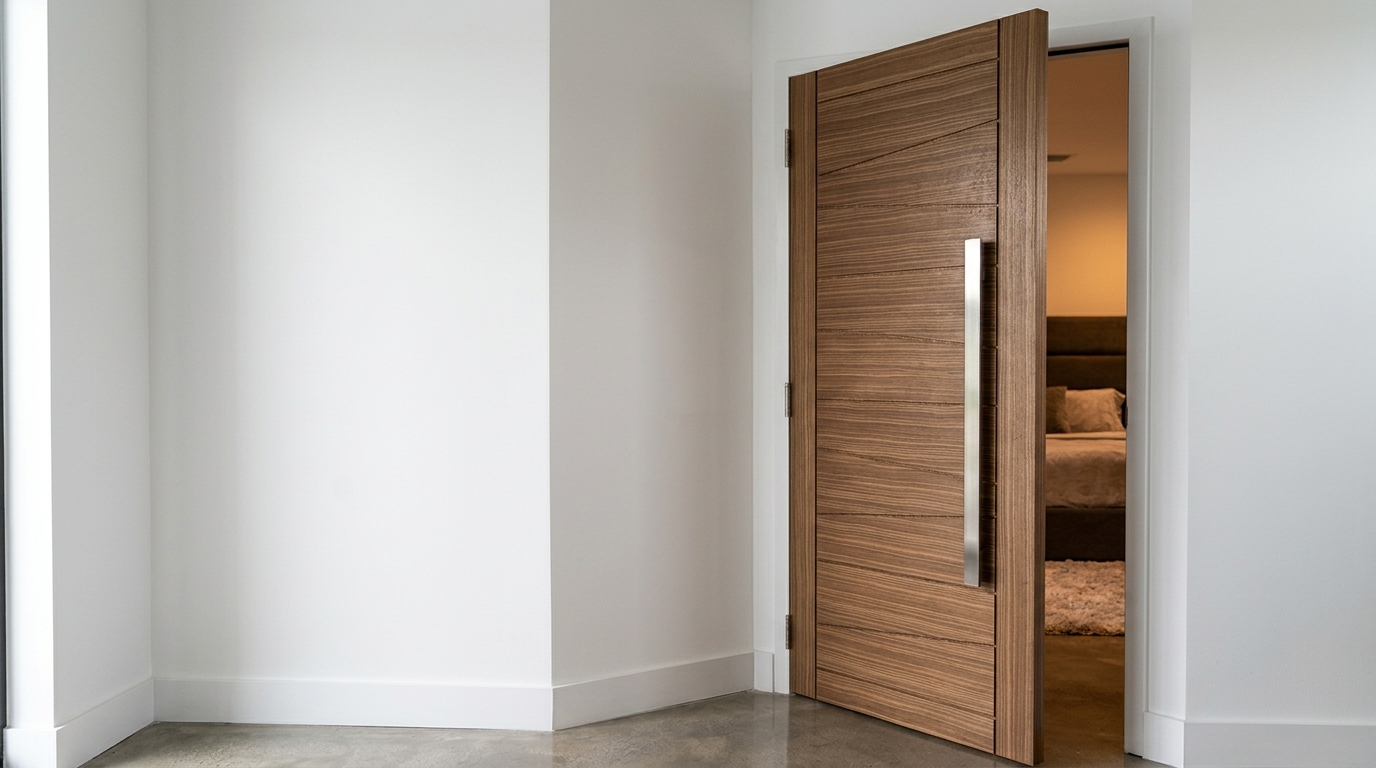 Kinetic interior door