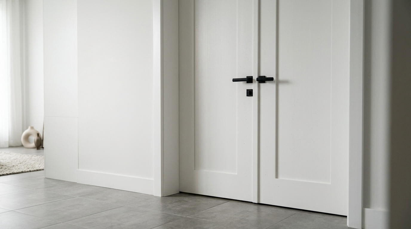 Shaker interior door