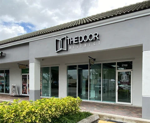 The Door District showroom storefront