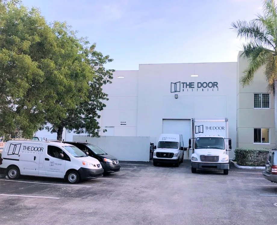 The Door District operations warehouse in Doral, FL