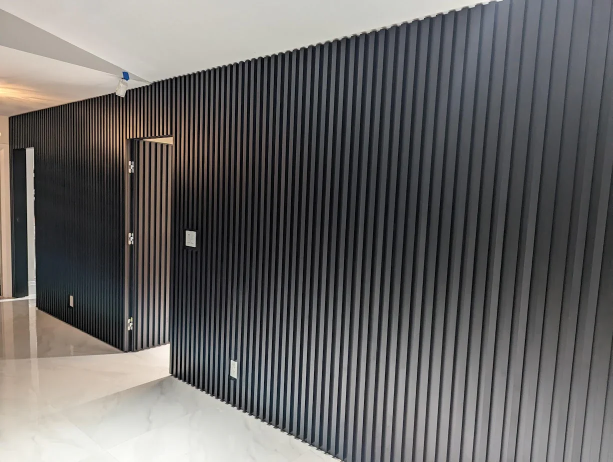 Custom wall paneling