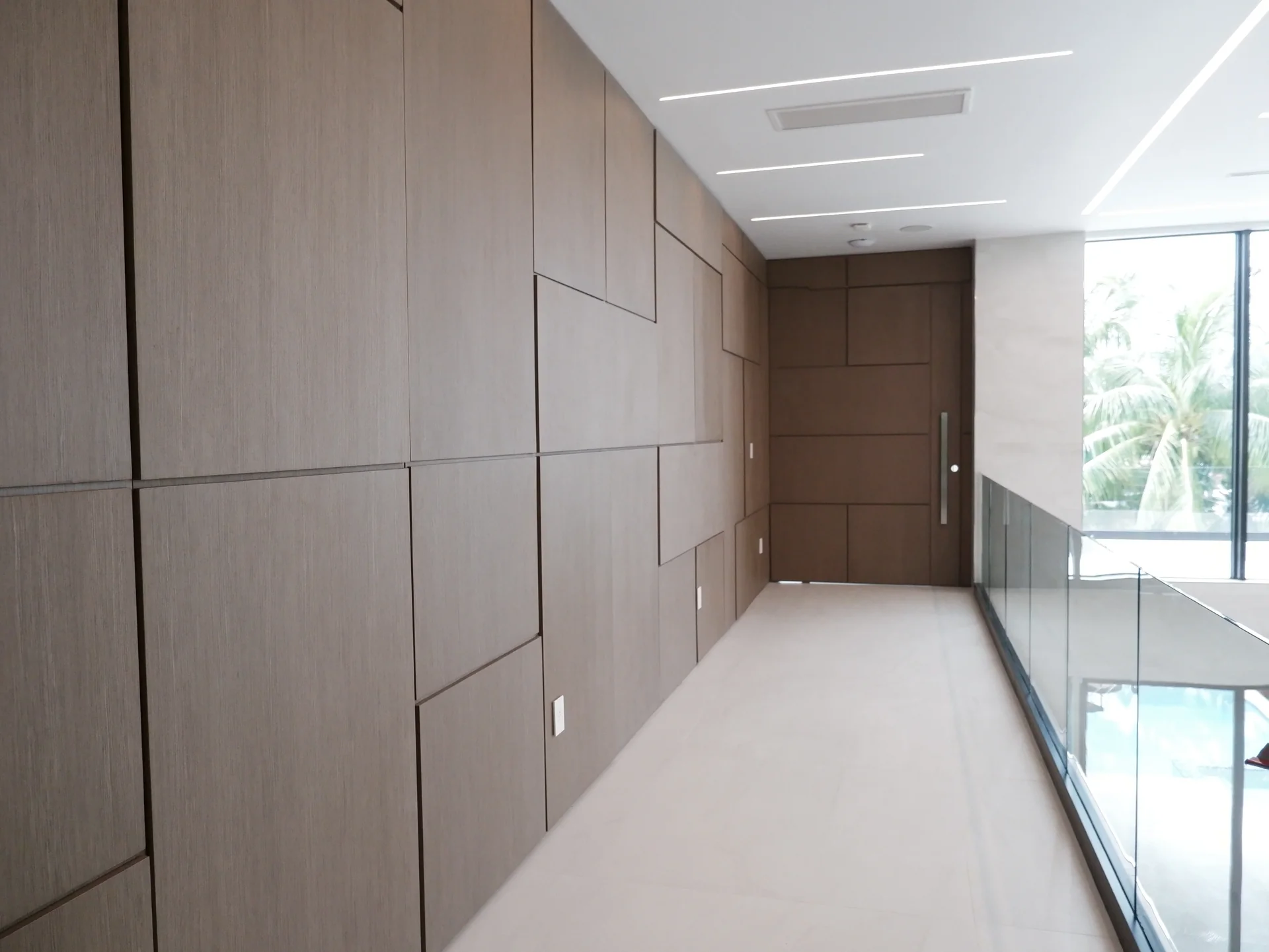 Featured wall paneling, full residence